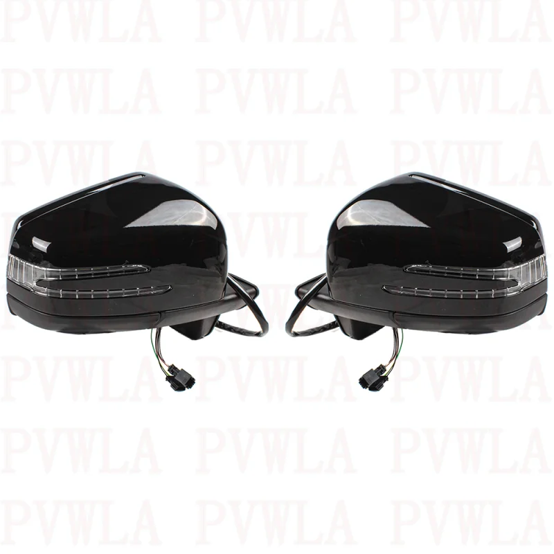 10 Pins Black Painted Heated Mirror A4638109316 A4638109416 For 