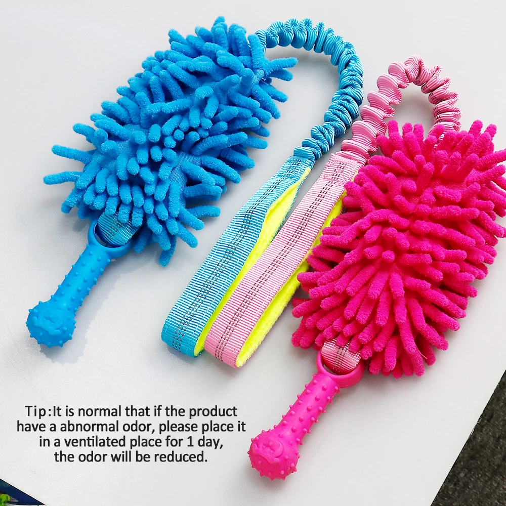 1pc Dog Toys Plush Dogs Chew Toy Cleaning Teeth Durable Training Interactive Home Outing Play Pet Supplies for Medium Large Dogs 2
