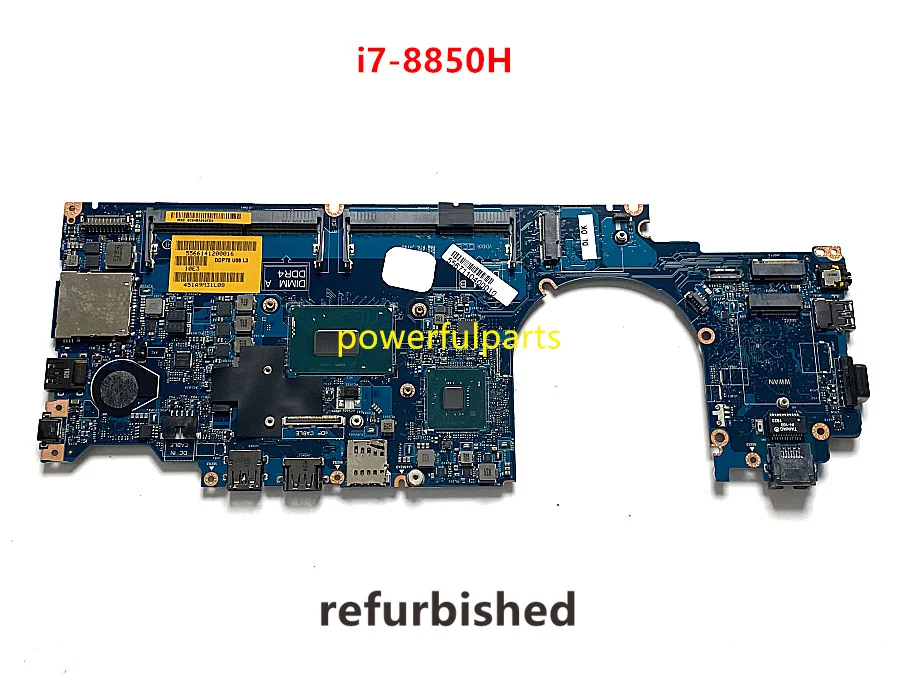 Ricondizionato Per La Scheda Madre Del Computer Portatile Dell Latitude 5491 Con Cpu I7-8850H Integrata 0 F37Wm Cn-0F37Wm Ddp70 La-F701P Funzionante P