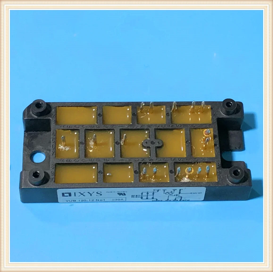 

VUB120-12N01-16N02, M430-440 frequency converter with brake rectifier, bridge, chopper diode