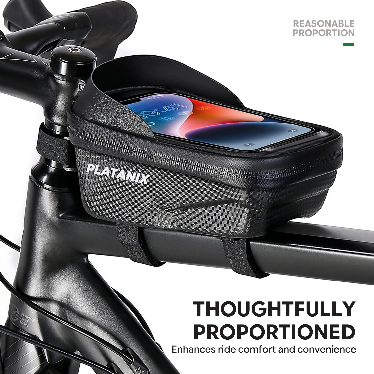 Hard Shell Bicycle Handlebar Bag 3