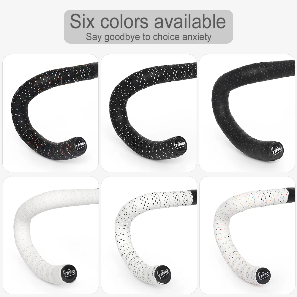 Handlebar Tape for Road Bike Gravel Unti-slip 2100mm PU EVA White Black Dust-proof Handlebar Wraps Breathable Straps bike handlebar tape bike accessory