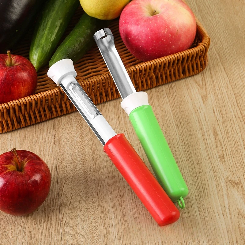 2-in-1 Fruit Corer Peeler 3