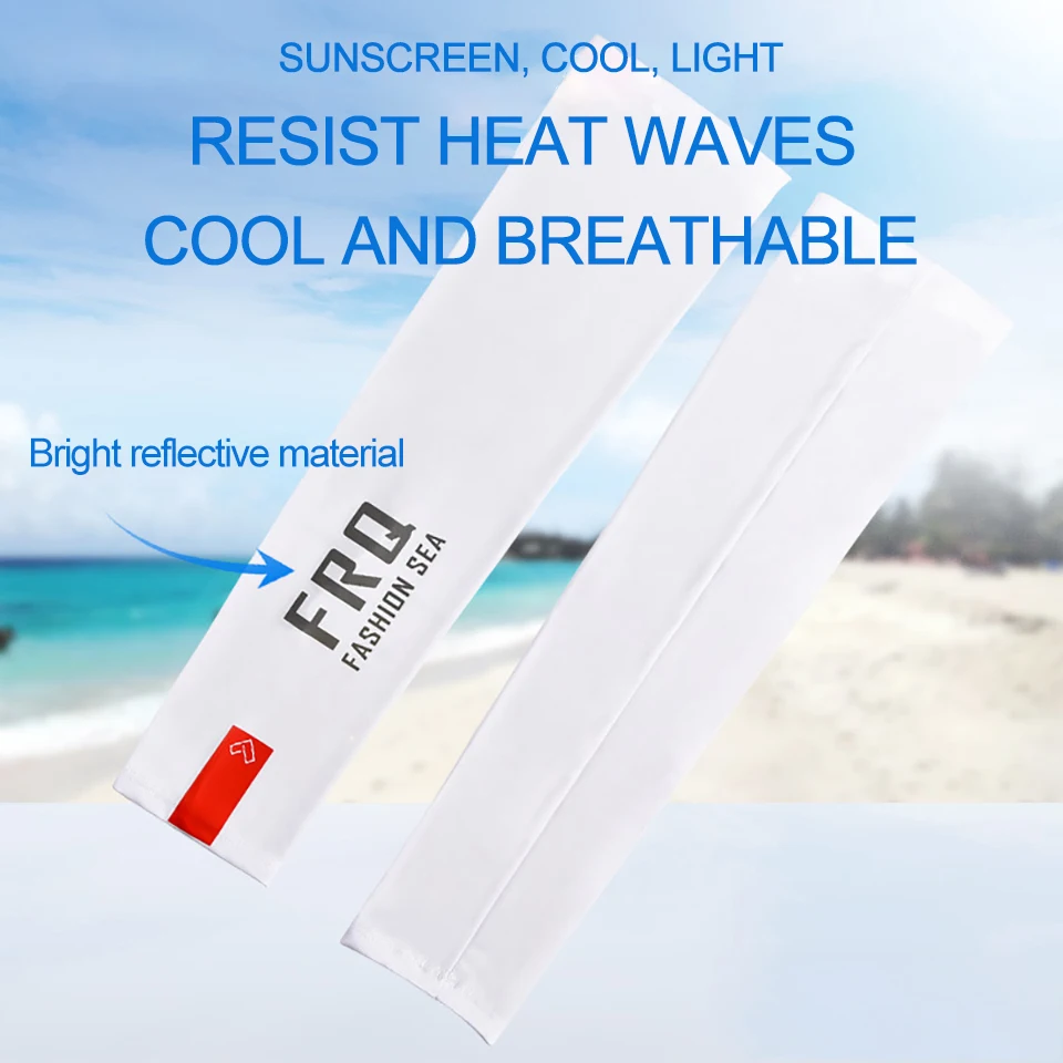 GTUBIKE Arm Protect Sleeves Reflective Summer Sun Protection Ice Silk Breathable Cool Feeling Driving Cycling Outdoor Sports