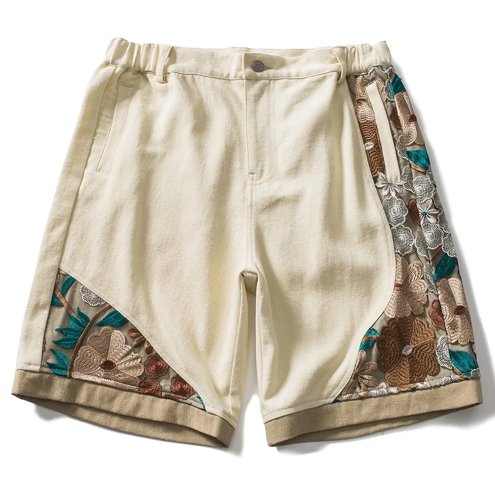 pantalones-cortos-bordados-de-calle-shorts-sueltos-de-verano