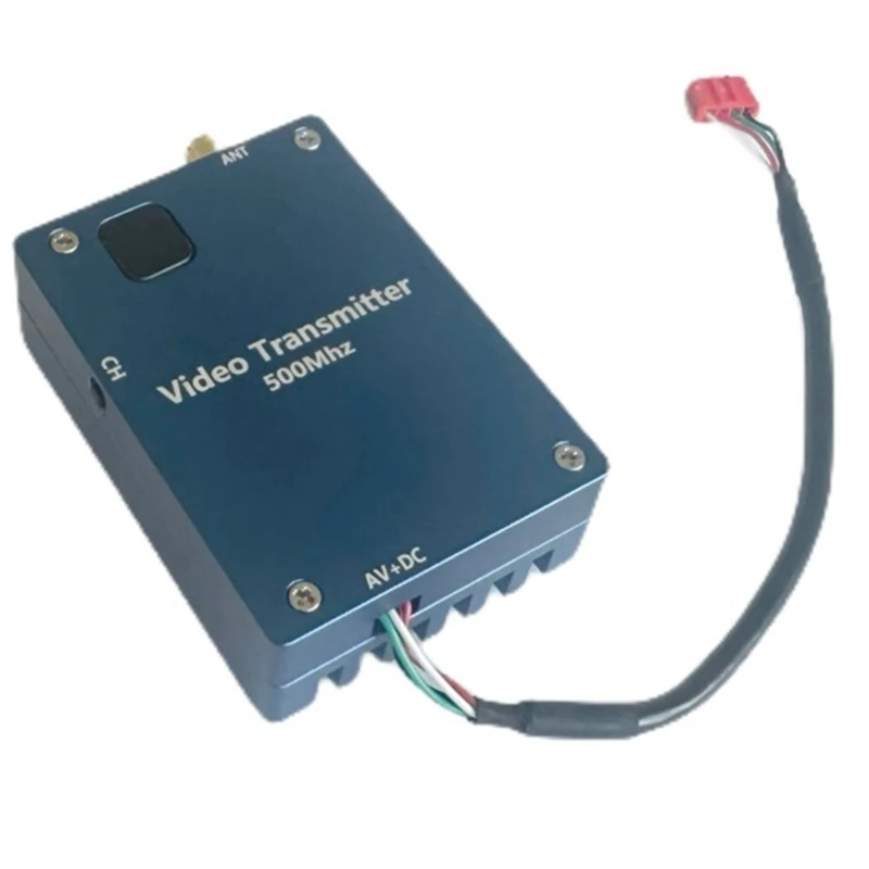 ABJX New 520Mhz 20Km FPV Video Transmitter 2W 8 Channels Analog Wireless Transmission