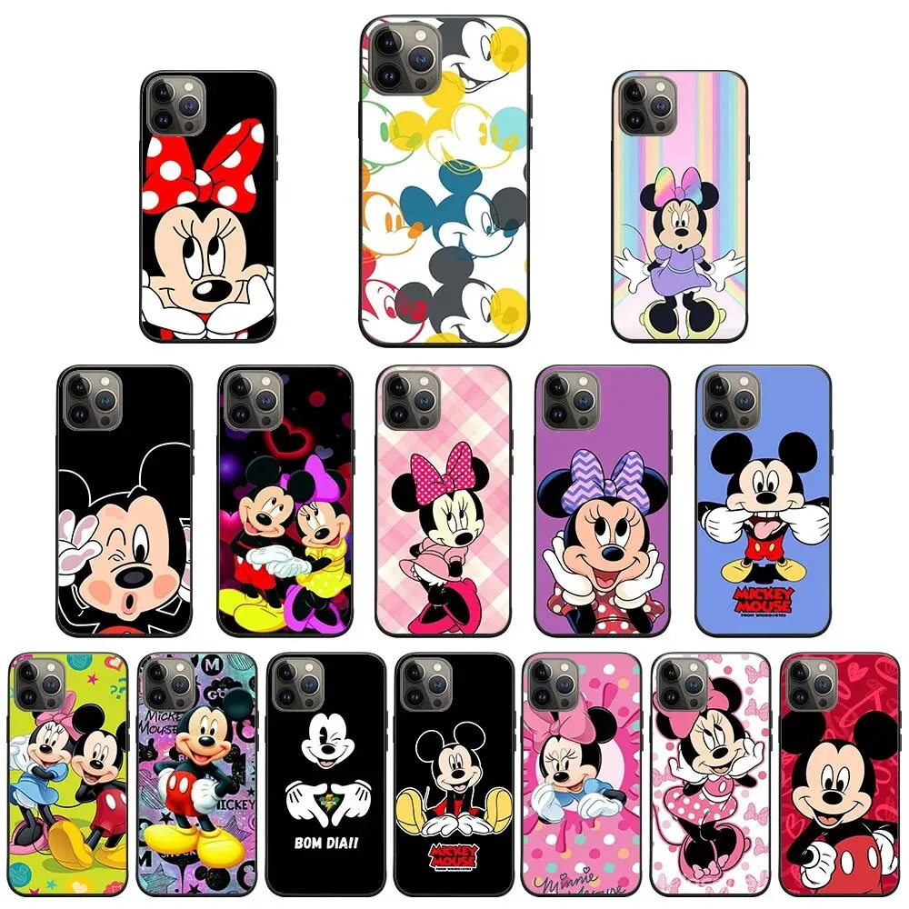 Custodia In Silicone Per Oppo Reno 4 4F 4Z 5 5F 6 6Z 7 7Z 10X Zoom Lite Pro Kf-44 Mickey N Minnie