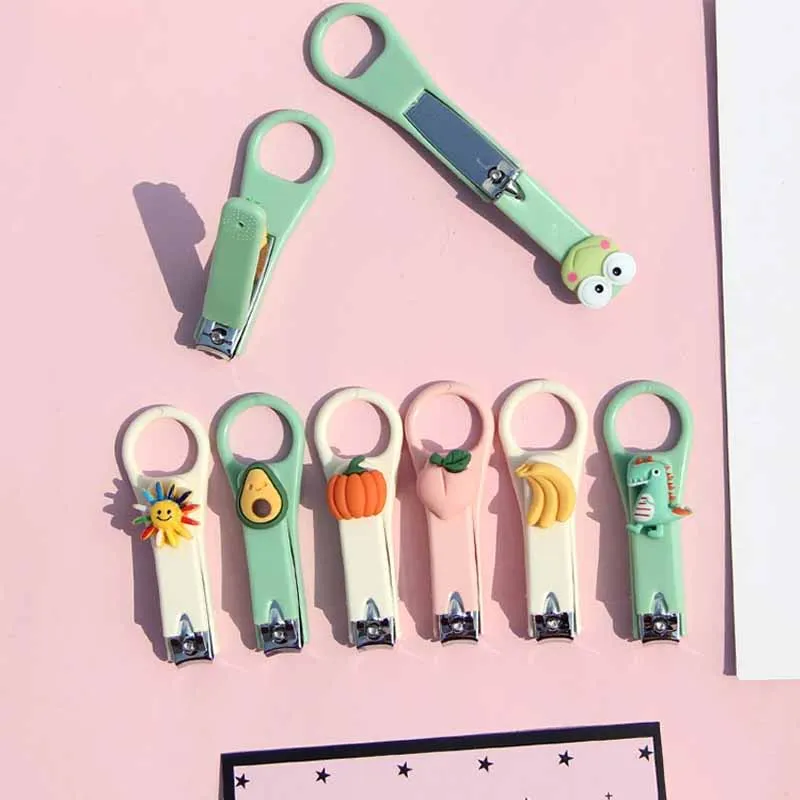 Portable Children's Adult Cute Mini Nail Clippers Cartoon Nail Clippers Household Manicure Care Tool