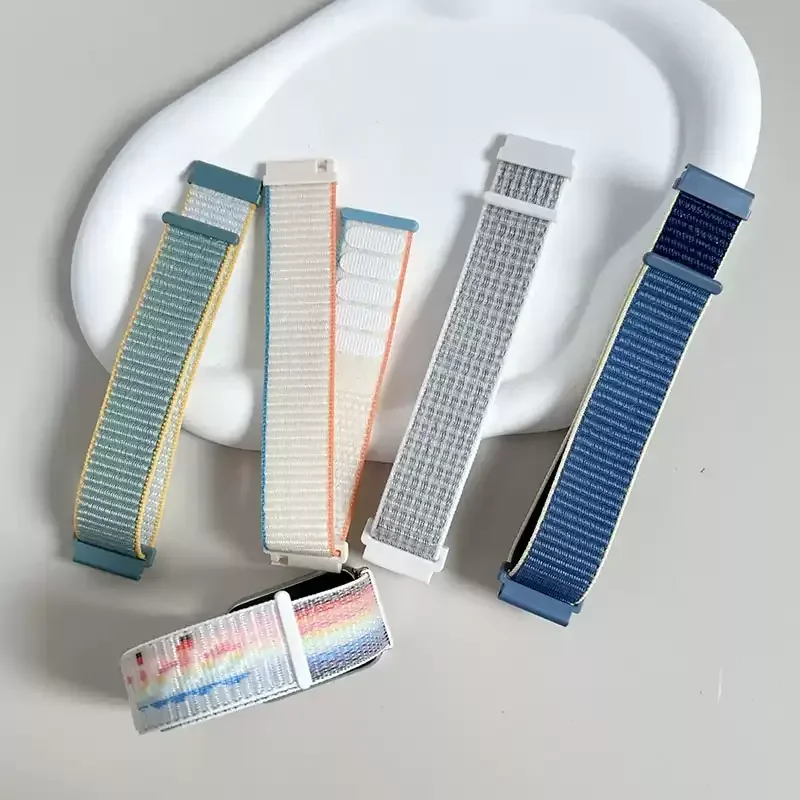Versatile Nylon Loop Strap Bracelet, 22mm/20mm Adjustable Band