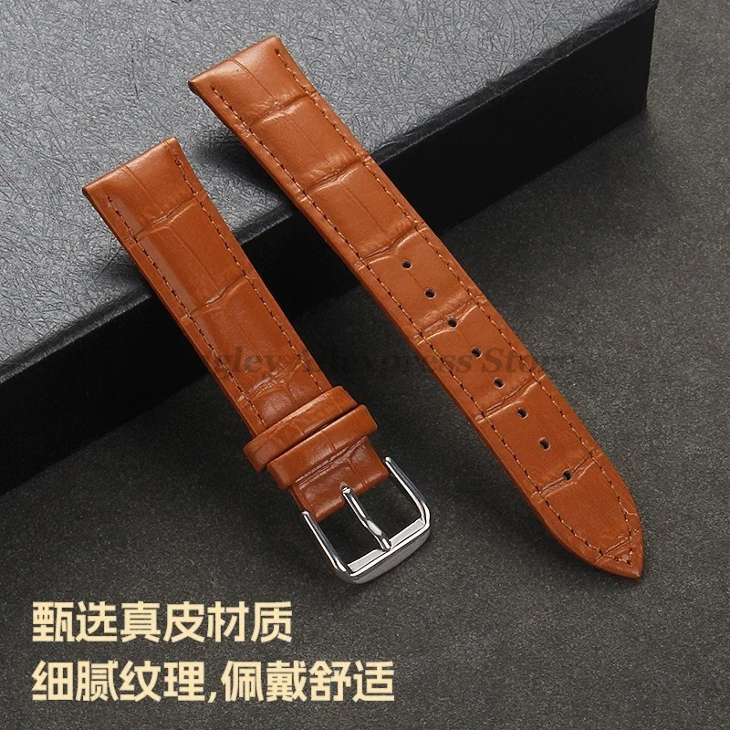 حقيقية جلد العجل حزام ساعة اليد سلوب نمط سوار 12/1...