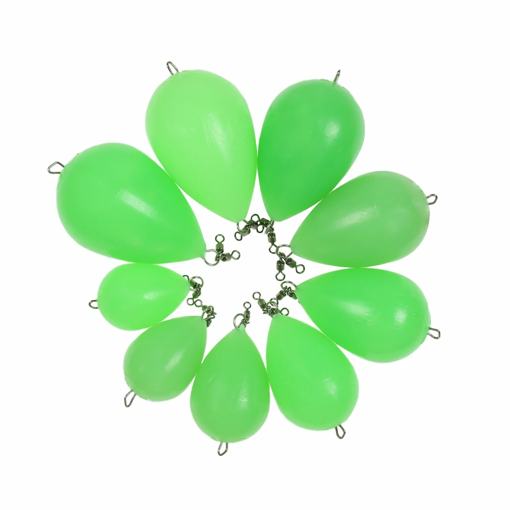 Description Picture 2 of itemWifreo Luminous Egg Float Upward Night Fishing Floats Portable Fishing Floating Buoy Bobber Tackle Thrower Long-distance Casting