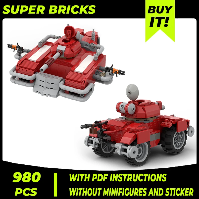 

Popular Wars Game Model Moc Building Bricks Tundran Heavy Tank Technology Modular Blocks Gifts Christmas Toys DIY Sets Assembly