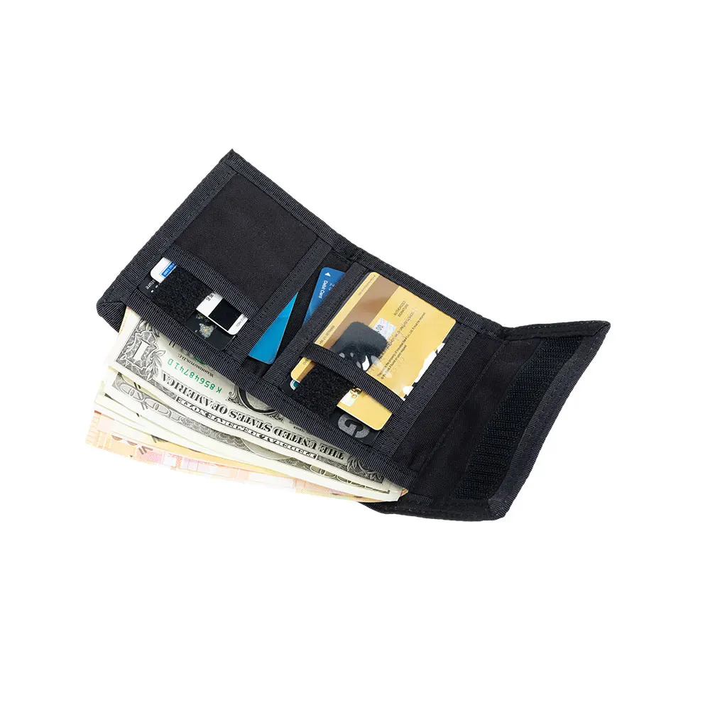 Men Wallet  ID Card Holder Nylon High Quality Women Wallets Card Holder Foldable Portable Classic Coin Pocket - 5