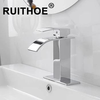 Rubinetto per lavabo nero opaco per bagno monoforo monocomando lavabo moderno lavabo miscelatore caldo e freddo Commercail 1