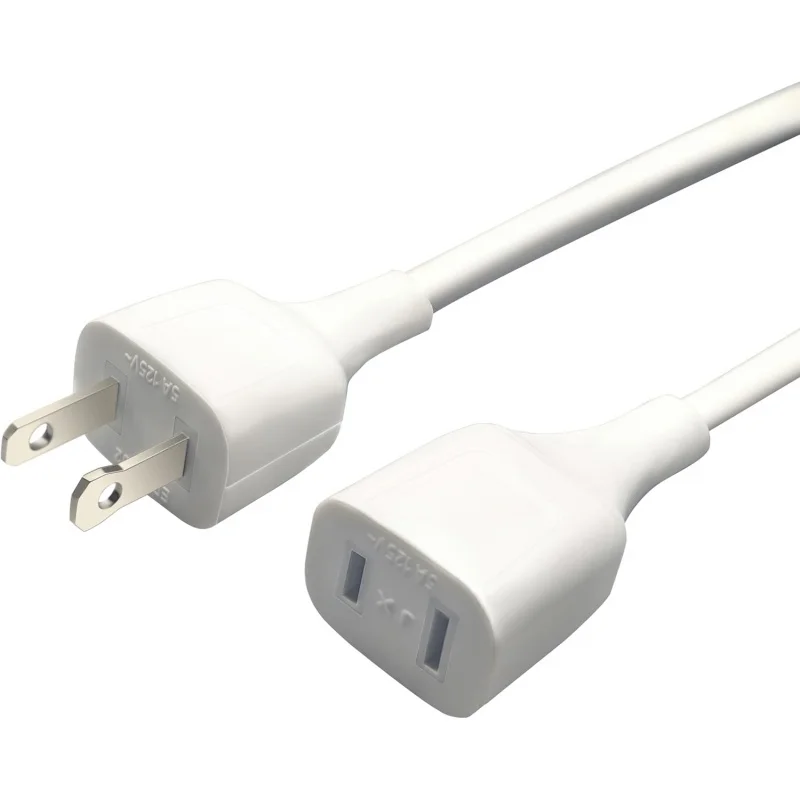 6 Foot White Extension Cord for Small Appliances