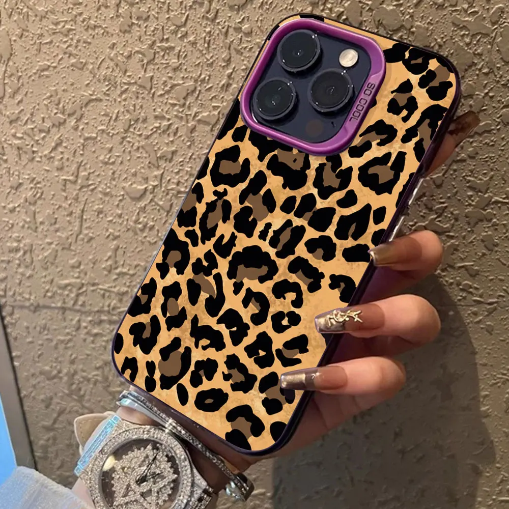 Luxury Leopard Print Shockproof Phone Case