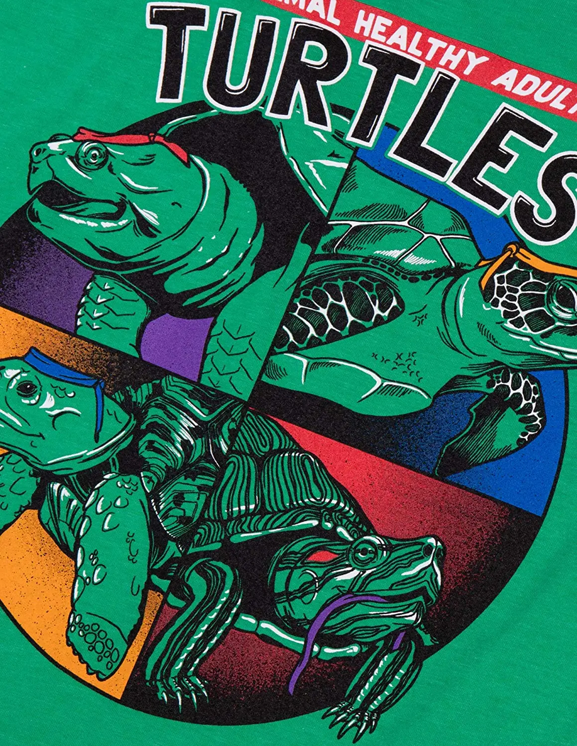 Normal Healthy Adult Turtles | Funny Ninja Humor 90s Teenage Joke Men Women  Mutant T-Shirt
