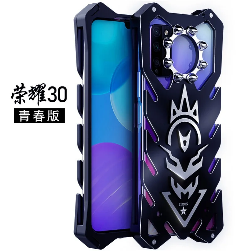 

Honor 30 Youth Edition Mobile Phone Metal Phone Case Drop-Resistant Enjoy 20pro Phone Case New Fire God Applicable Enjoy Z