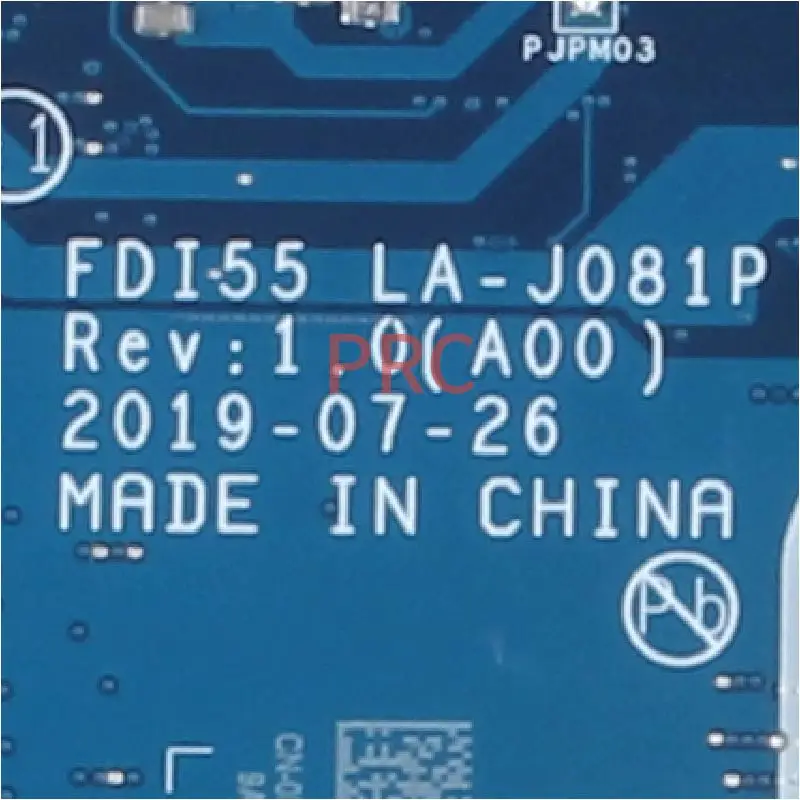 Placa-mãe do Portátil La-j081p para Dell Inspiron Cn004c38 004c38 03dd3k 0pykxn 052x6w Fdi55 3493 3593 3793 5493 Notebook Mainboard - Imagem 3