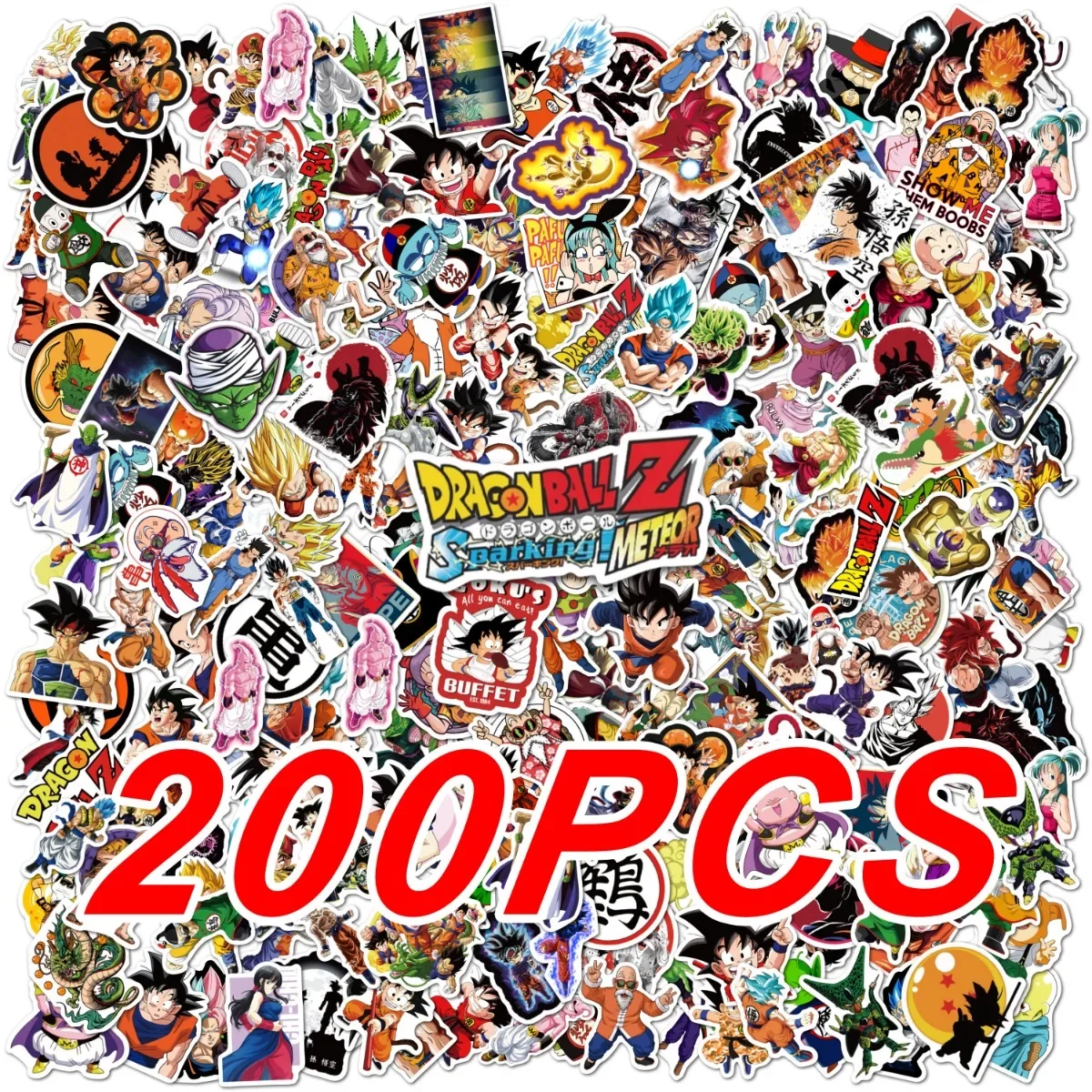 Dragon Ball Animes Cartoon Graffiti Stickers