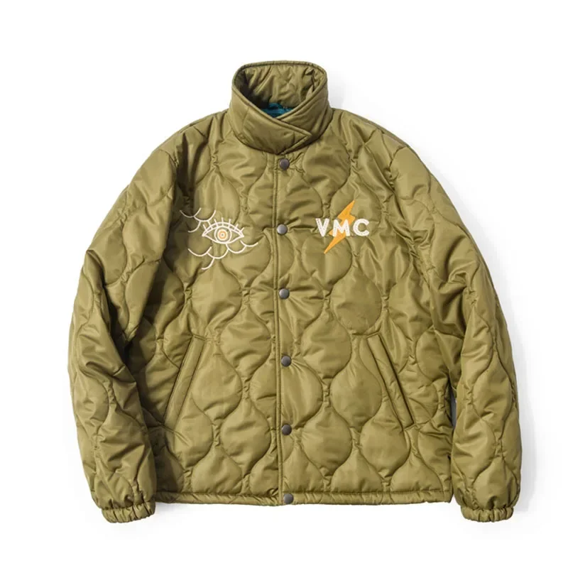 New Arrival Winter Cotton Jacket Vintage Handmade Embroidered Warm Coat Trend Men Parkas