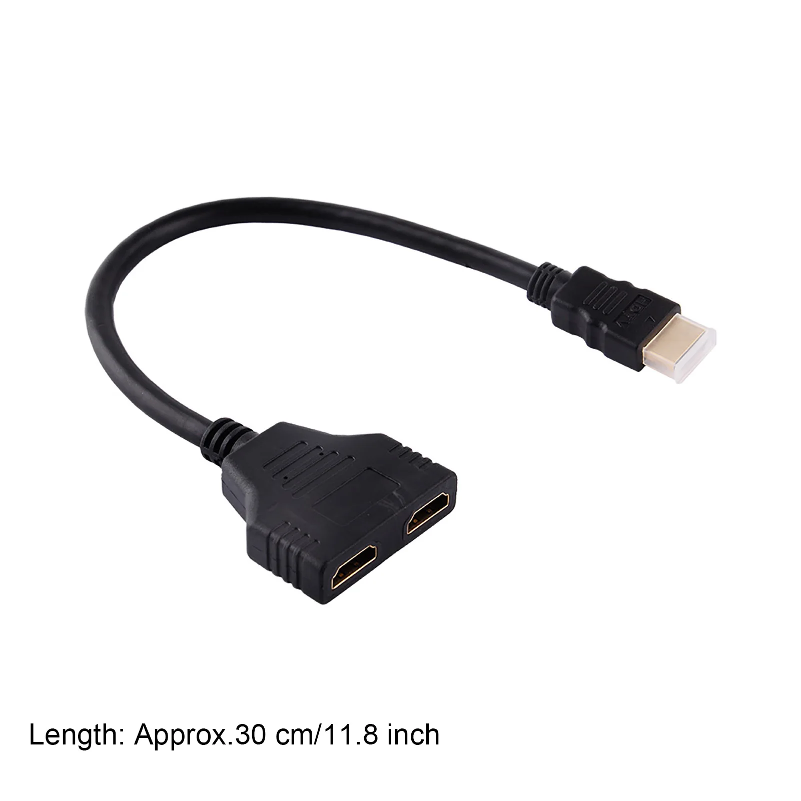 Dual HDMI Female to HDMI Male Splitter Adapter Cable