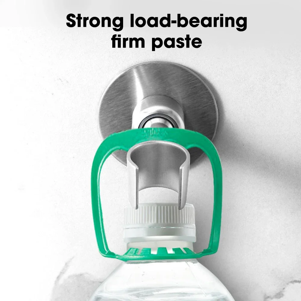 Strong Adhesive 360&deg; 304 Stainless Steel Gel Mounted with Screws Shower Head Holder Adjustable Bathroom Accessories Bracket