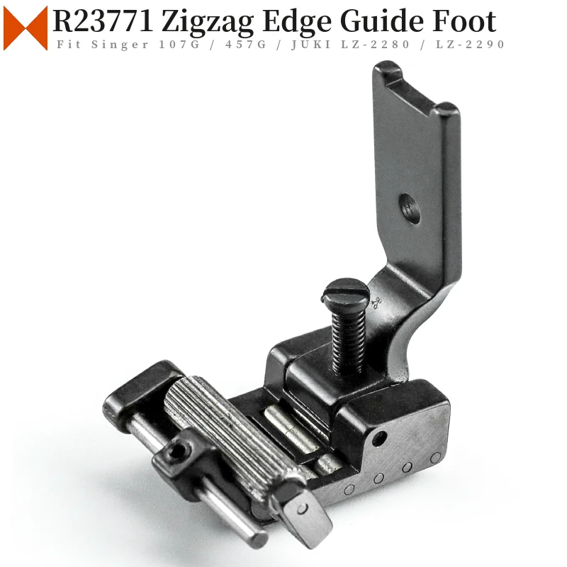 エッジコン　ジスハン R23771 Edge Guide Roller Presser Foot Fit Singer 107G, 457G