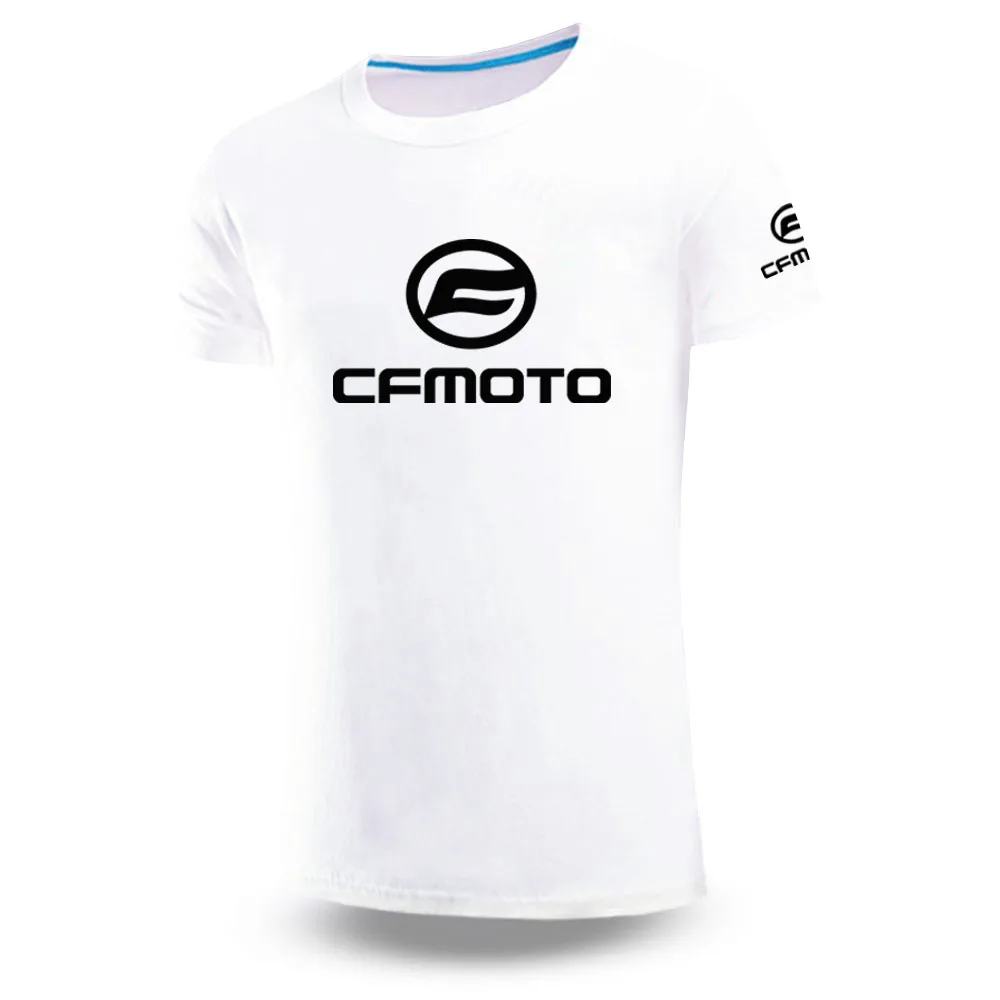 Cfmoto 2023 men's printed T-shirt Harajuku short-sleeved shirt casual sportswear T-shirt