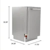 18-Inch Built-In Stainless Steel Dishwasher 3 Wash Options 6 Automatic Cycles Silent Operation Compact Design Mini Dishwasher 3