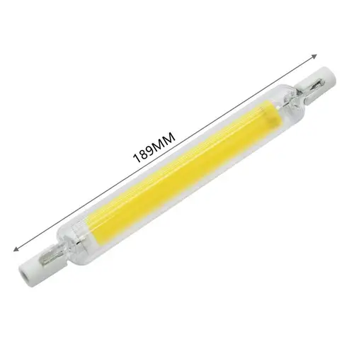 LED R7S 유리 튜브 COB 전구 78MM 118MM 높은 전원 R7S 옥수수 램프 J78 J118 할로겐 빛 교체 50W 90W AC 110V 220V Lampadas 4