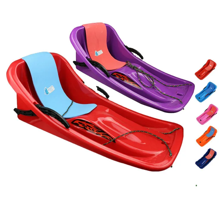 New Trend Winter Outdoor Sports Snow Slider Plastic Snow Sleds for Kids and Adult