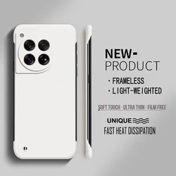 Frameless Matte Hard PC Protective Phone Case - Solid Shell Cover with Bumper - Oneplus 10 Pro (Ivory)