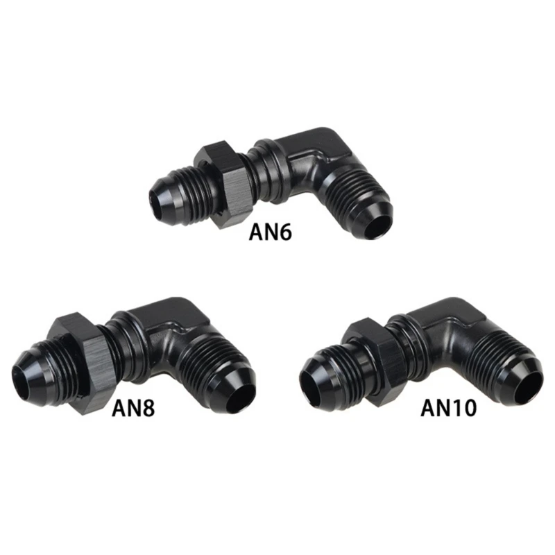 

Versatile Male to Female 90 Degree Hose Fitting Aluminum Alloy Adapter Car Modification Part Suitable for Vehilce Drop Shipping