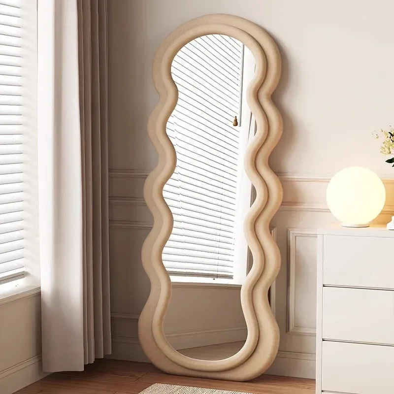 

Nordic Girls Decorative Mirrors Funky Standing Art Dressing Irregular Beauty Decorative Mirrors Stand Spiegel Bedroom Decoration