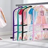 3PCS Clear PVC Dance Costume Bags for Kids 40-Inch Hanging Garment Bags Suitable for Dance Competitions And Suit Storage 1