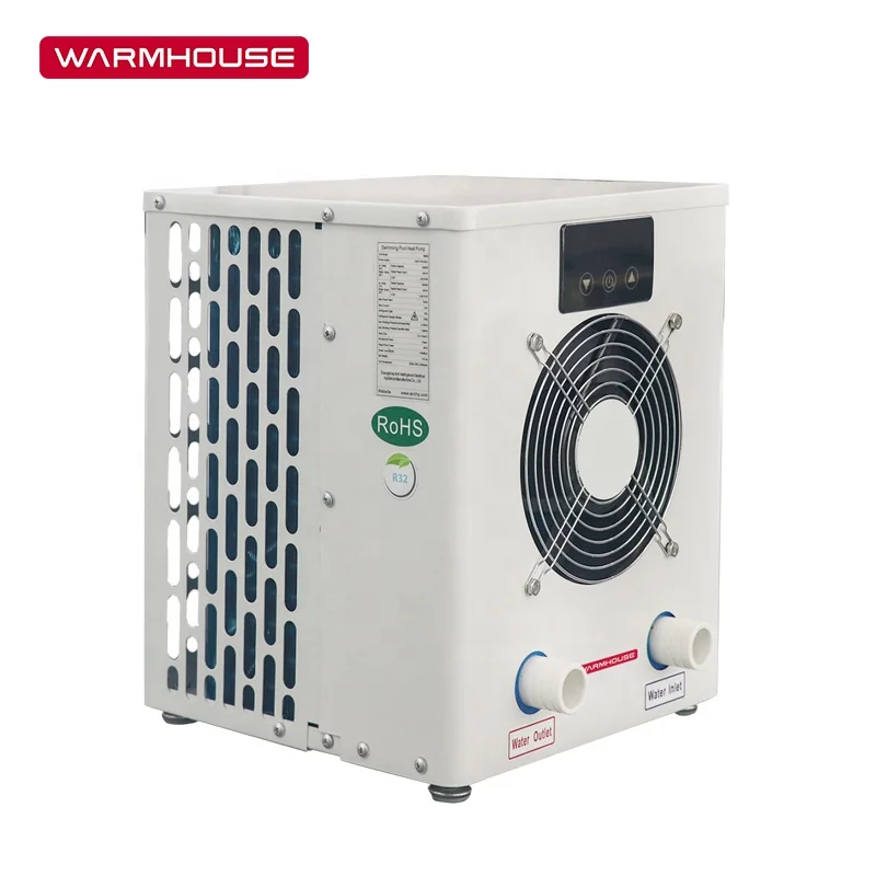 WarmHouse Wholesale Metal Swimming Pool Heat Pump 60Hz 50Hz R32 R410A