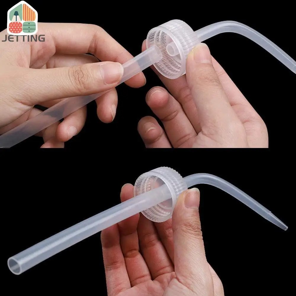 250/500ml Plastic Safety Wash Clean Bottle Lab Non-Spray Squeeze Bottle LDPE Squirt Tattoo With Narrow Mouth Scale