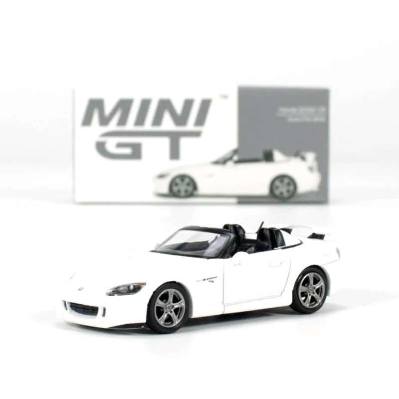 

Миниатюрная модель 1/64 Honda S2000 (AP2) CR Grand Prix, белый цвет, литая модель автомобиля, украшения, Cas-игрушки, подарочные украшения