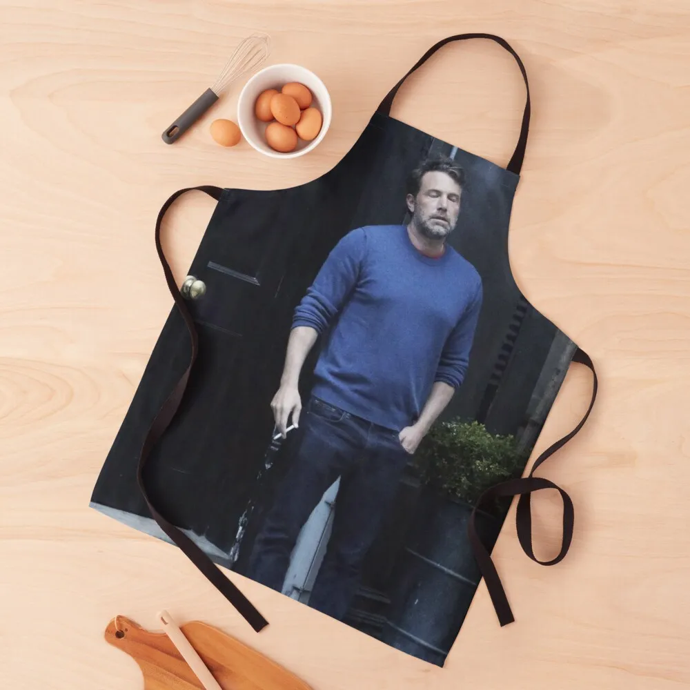 

Ben Affleck Smoking Apron halloween kitchen waterproof apron woman