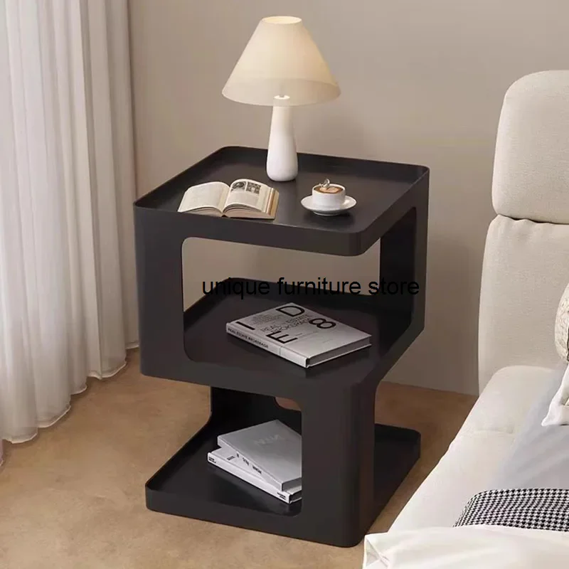 Storage Comodino Moderno Comodino Nordic Home Black Storage Night Table Nordic Living Room Comoda Pra Quarto Decoration