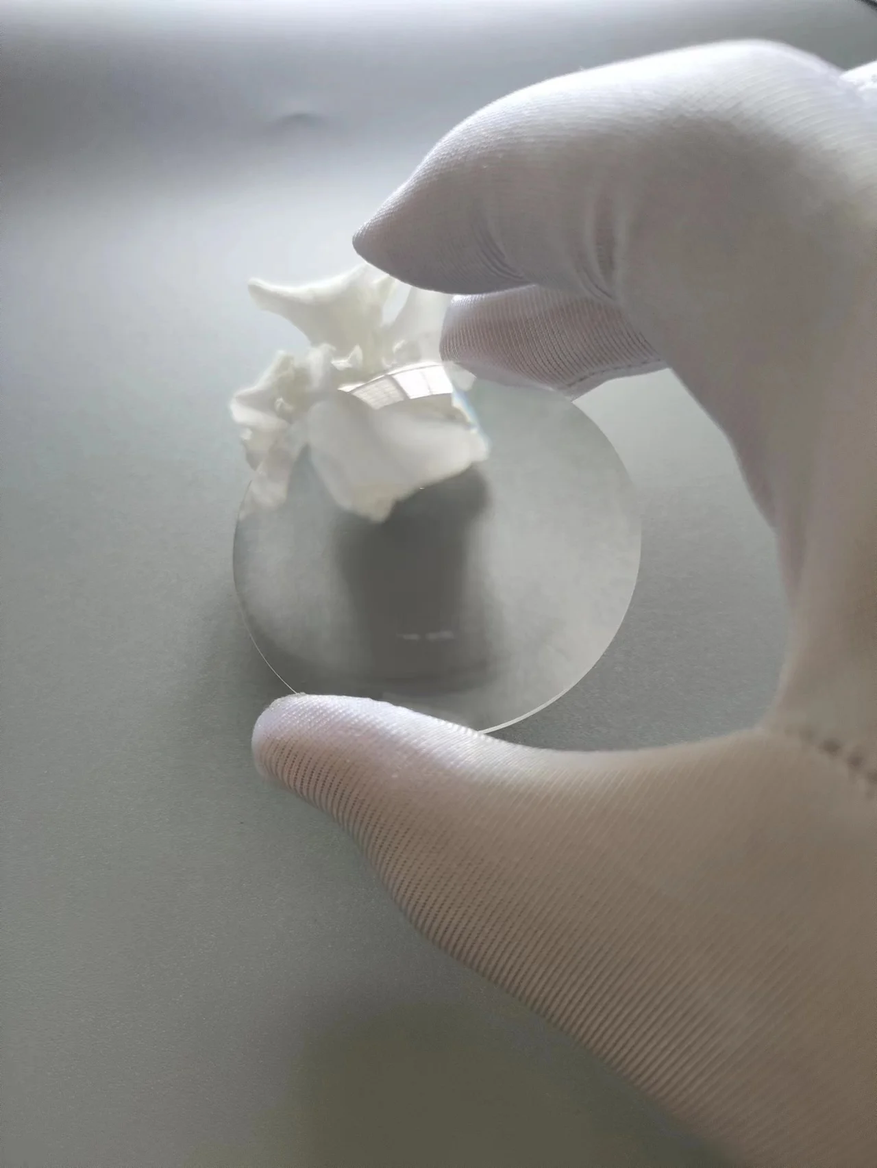 

Biconvex Diameter 48mm Focal Length 85mm Optical Glass Custom Condensed Light Imaging Experiment Optical Convex Lens