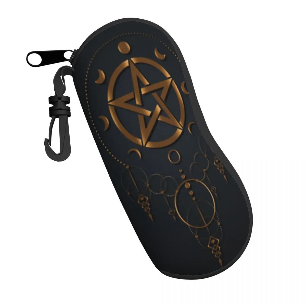 

Glasses Bag Sunglasses Protective Case Cover Pentacle Phases Of The Moon Reading Eyeglasses Box Accessories