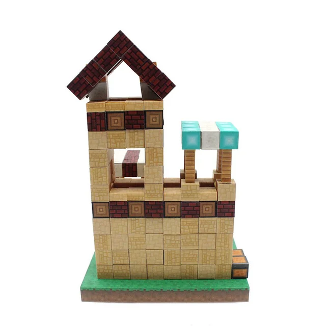 150 PCS Magnetic Building Blocks Set - STEM Sensory Construction Toys For Kids 3+, Road & Forest Theme