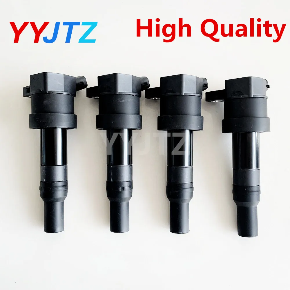 

4PCS YYJTZ Brand New Genuine Ignition Coil 27301-04000 2730104000 For Hyundai I10 Kia Rio III Picanto 1.0L 1.2L 1.25L