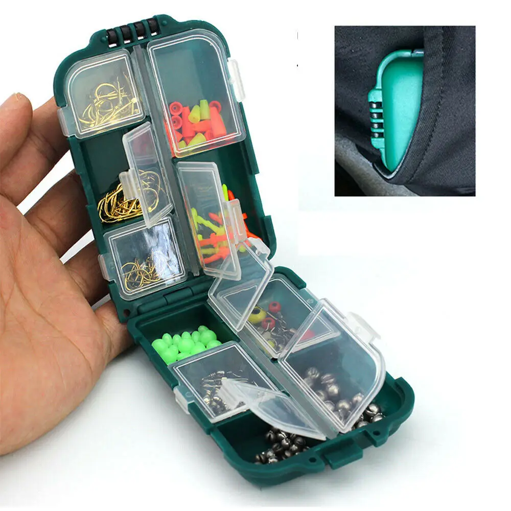 Fishing Tackle Box Fishing Hook Bait Tool Storage Box Case Fish