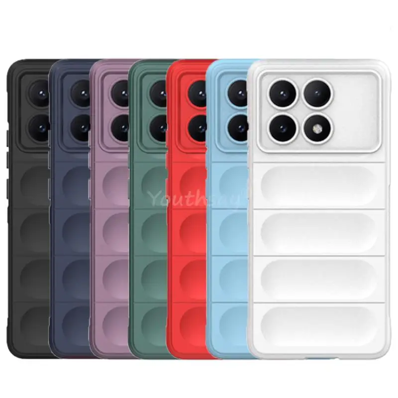 Per Xiaomi Poco X6 Pro Custodia In Silicone Tpu Protector Custodia Antigoccia In Gomma Per Poco X6 Pro Cover Armor Antiurto Poco X6 Pro Case
