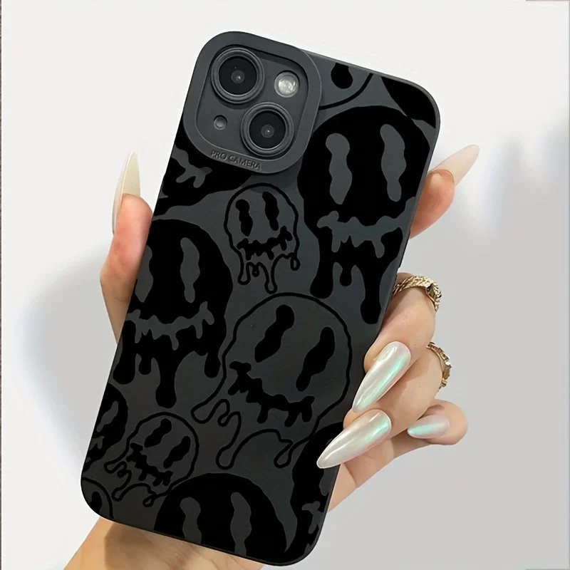 Spooky Ghost Face Silicone Phone Case