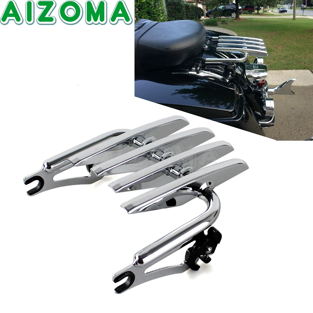 

Двухсторонняя Съемная задняя багажная стойка для мотоцикла Harley Touring Electra Street Glide FLH FLT CVO Ultra Custom Standard 09-22