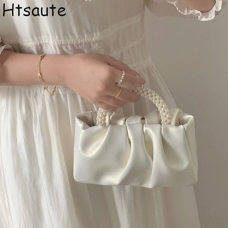 

Solid Color Hobos Preal Shoulder Bags For Women PU Leather Crossbody Flap Small Bag Lady Shopping Handbag Phone Purse Pack